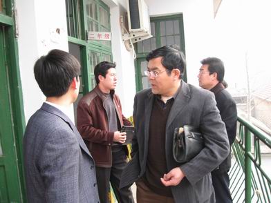 莒县教育局领导来我校检查督导工作